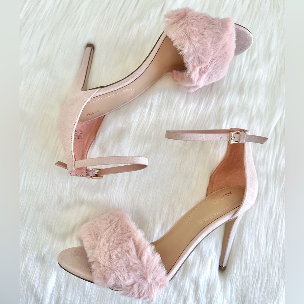 ALDO LUXURY FUR HEEL